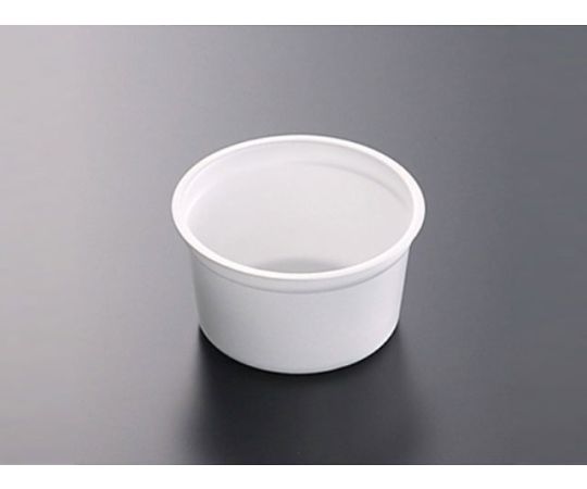 CFカップ 70-80 白 本体 3000枚 透明のカップが整然と並んでいる状態、シルエットが際立つ