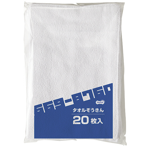 ﾀｵﾙぞうきん 1ﾊﾟｯｸ(20枚)画像