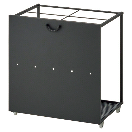 LASｼﾘｰｽﾞ 傘立て 48本用 W500×D345×H528mm ｻﾃﾝﾌﾞﾗｯｸ 1台