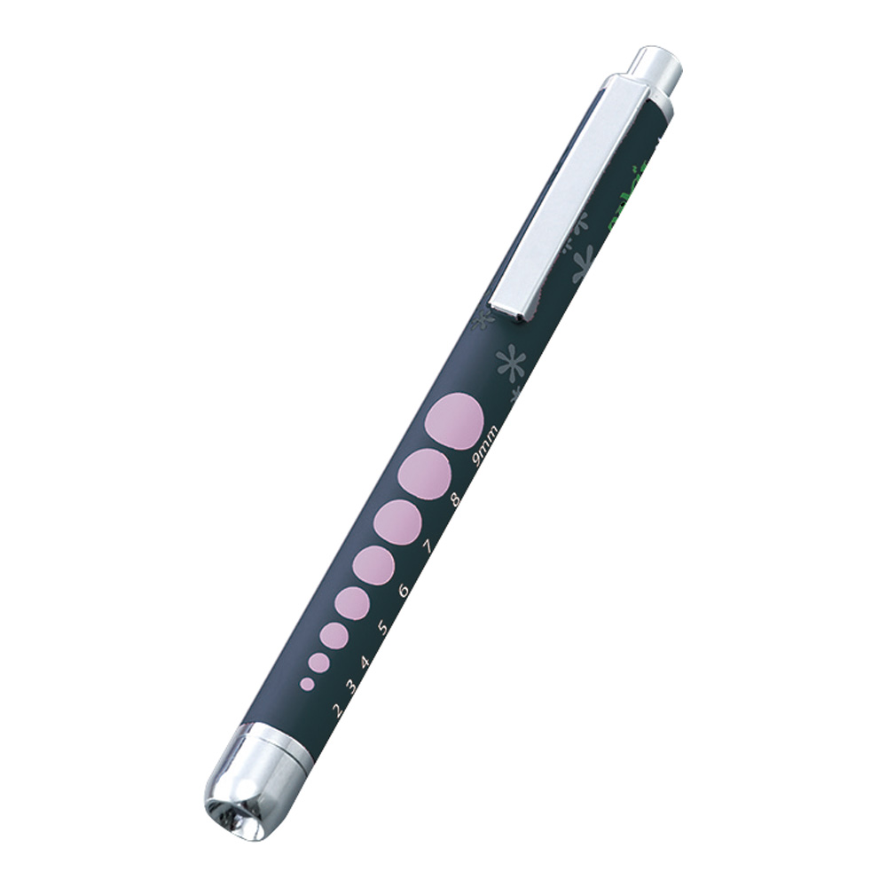 ラバー調ソフトLEDペンライト（ロング）　ブラック画像