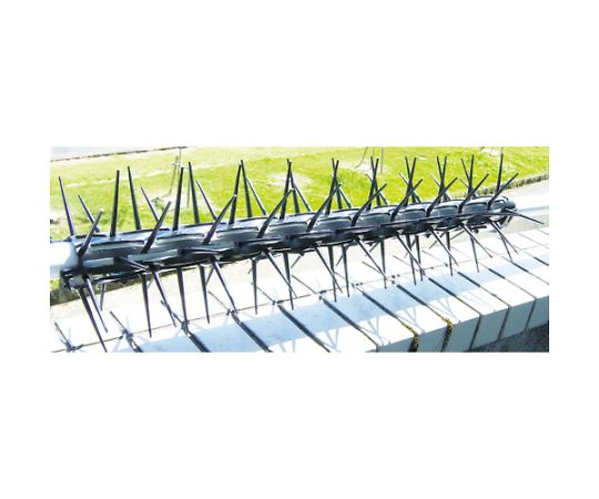 鳥よけシート 122X512X53 1枚入 全体が平らで透明なシートが横長に広がる状態