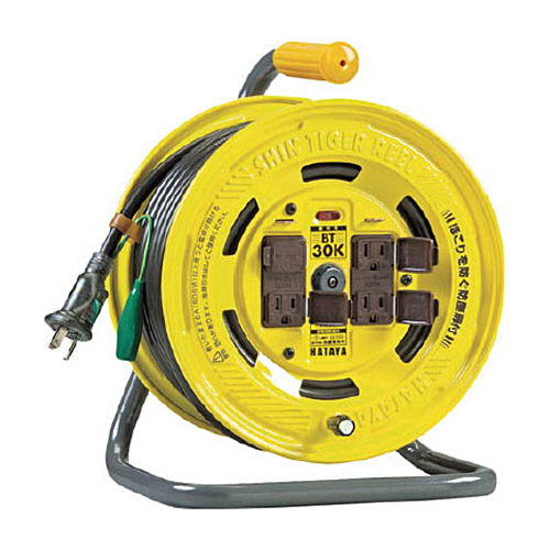 ｼﾝﾀｲｶﾞｰﾘｰﾙ 単相100V型 30m ﾌﾞﾚｰｶｰ付 BT-30K 1台画像