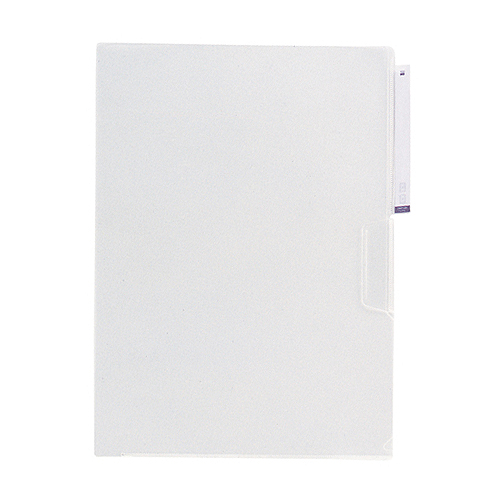 ﾘｸｴｽﾄ 立体見出し付ｸﾘﾔｰﾎﾙﾀﾞｰ A4 乳白 1ﾊﾟｯｸ(5枚)画像