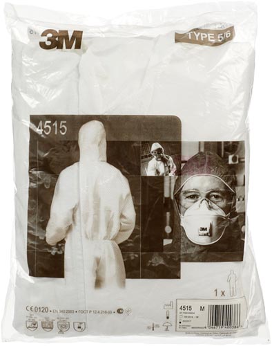 ３Ｍ　化学防護服　４５１５　ＸＸＬサイズ　１枚