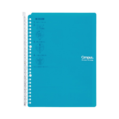 キャンパスバインダースマートリング６０　Ｂ５　青緑画像