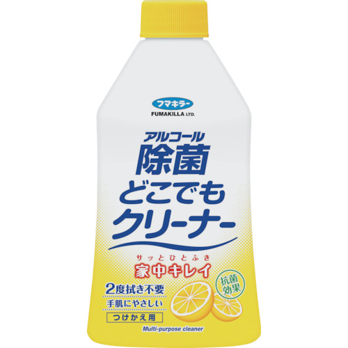 フマキラー　アルコール除菌どこでもクリーナー用詰め替え　３００ｍＬ画像