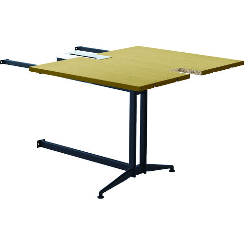 ＴＲＵＳＣＯ　Ｔ字脚大会議テーブル　増連　Ｗ８００×Ｄ１０００×Ｈ７２０　ナチュラル画像