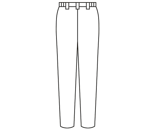 ナースパンツ　ＬＬ　白画像