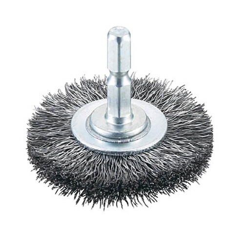 軸付ﾎｲｰﾙﾌﾞﾗｼ φ50×6 0.3mm ﾜｲﾔｰ線 1個画像