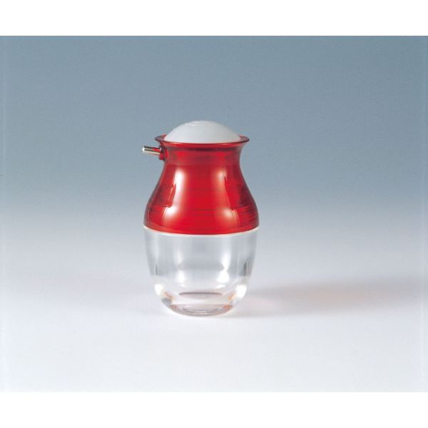 調味料入れ 押し加減 醤油差し クリアレッド 台和画像