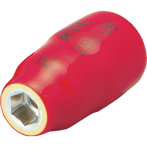 絶縁工具 9.5sq.ｿｹｯﾄ 8mm 1個画像