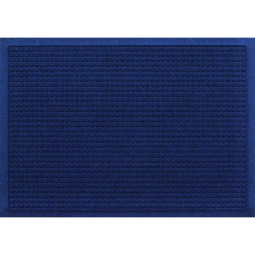 吸水速乾玄関マット　ウォーターホースT　620×880mm　ネイビーブルー　1枚