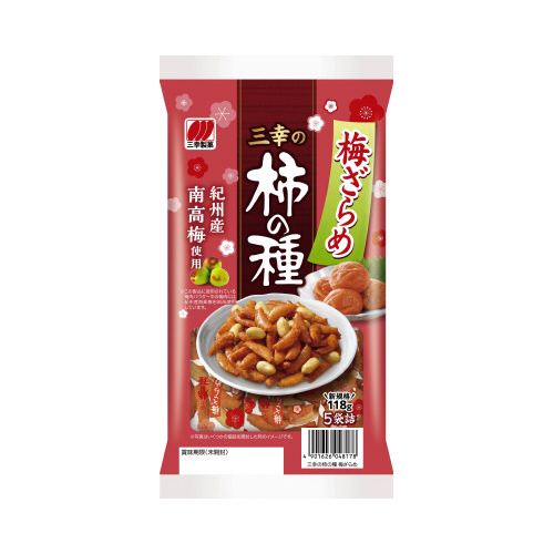 柿の種梅ざらめ　１１８ｇ画像