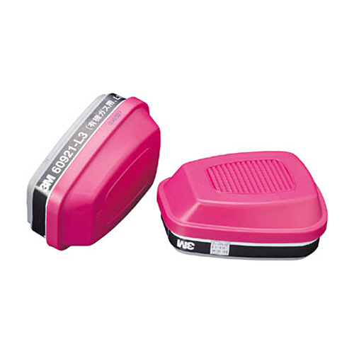 有機ｶﾞｽ用吸収缶 L3ろ過材付き 1組(2個)画像