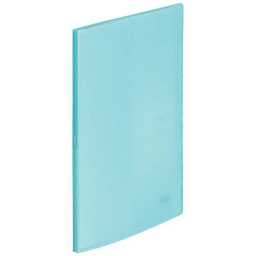 soeru ｸﾘﾔｰﾌﾞｯｸ A4ﾀﾃ 20ﾎﾟｹｯﾄ 背幅10mm ｱｲｽﾌﾞﾙｰ 1冊画像