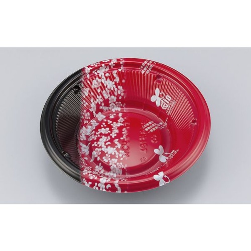 シーピー化成 どんぶり容器 BF丸丼18L 咲季B 本体画像