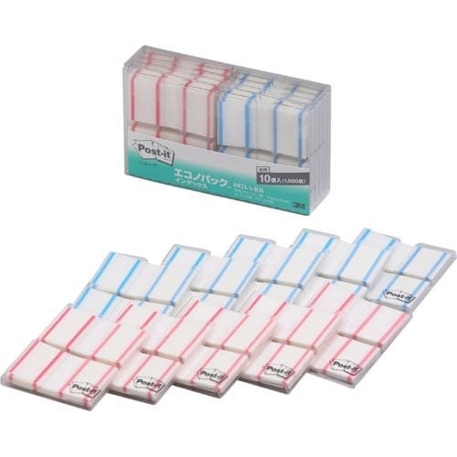 ポストイット　インデックス４４×２３　１０パック入画像