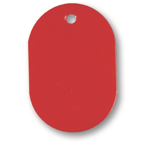 番号札 小 無地 赤 1ｾｯﾄ(100個:10個×10ﾊﾟｯｸ)画像