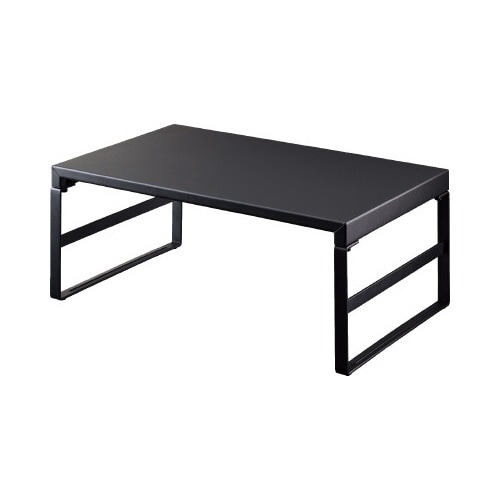 机上台　ハイタイプ　幅３９０ｍｍ　マットブラック画像