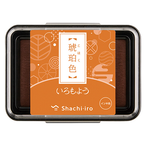 いろもよう ｽﾀﾝﾌﾟﾊﾟｯﾄﾞ 琥珀色(こはくいろ) 1個画像