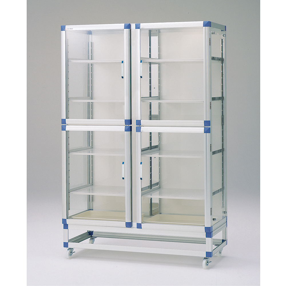 ガス置換デシケーター（マグネットパッキン扉仕様）　強化プラスチック　1152×523×1765mm画像