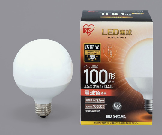 LED電球　ボール電球　100形相当　電球色画像