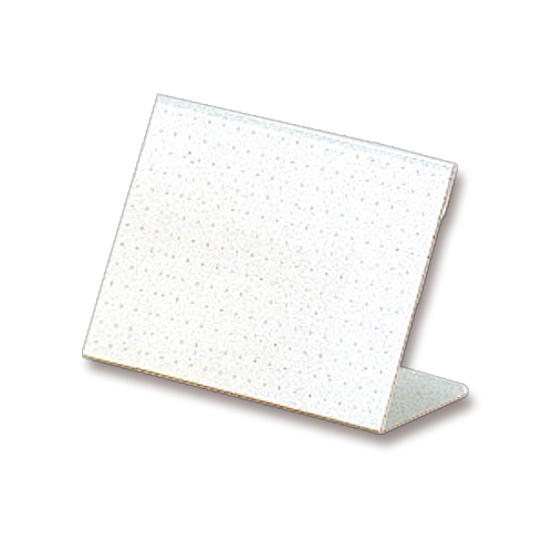 ｶｰﾄﾞ立 L型(再生PET樹脂製) W100×H65mm 1ｾｯﾄ(20個)画像