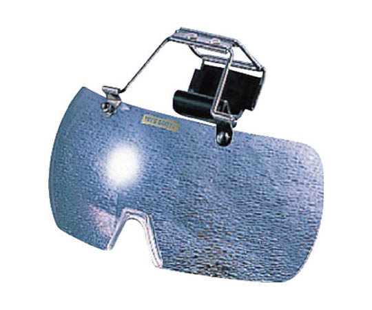 ヘルメット取付型保護メガネ（透明レンズ）画像