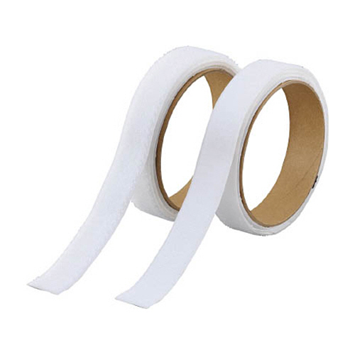 ﾏｼﾞｯｸﾃｰﾌﾟ ﾌｯｸ･ﾙｰﾌﾟｾｯﾄ 強粘着 16mm×1m 白 1ｾｯﾄ画像