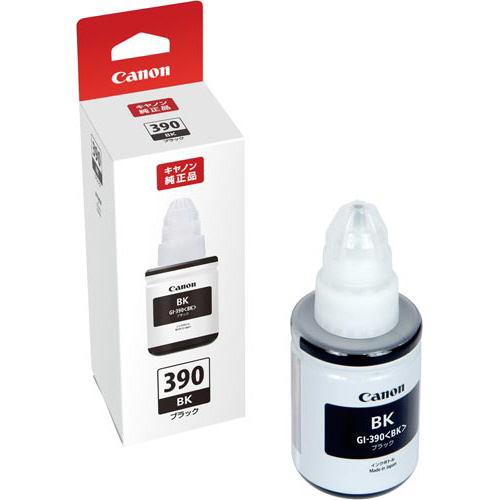 純正インクボトル　ＧＩ－３９０ＢＫ　ブラック画像