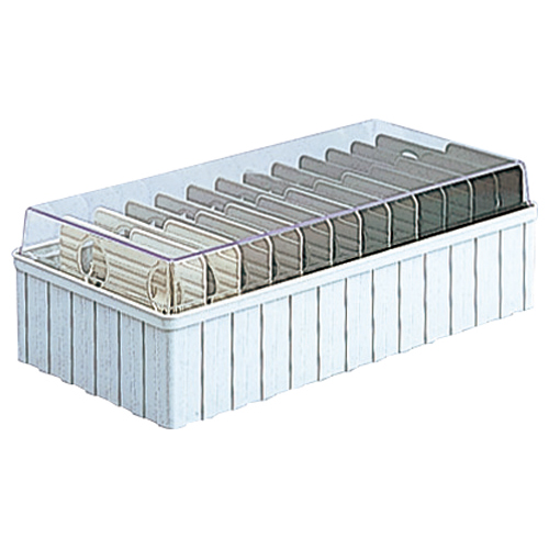 名刺分庫 600名用 ｳｫｰﾑｸﾞﾚｰ 1個画像