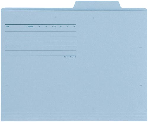 個別フォルダーエコノミー　ロイヤルブルー１０枚画像