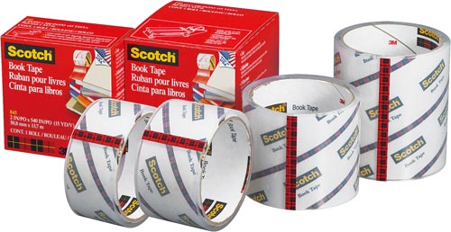 スコッチ　透明ブックテープ　厚手　３８．１ｍｍ幅画像