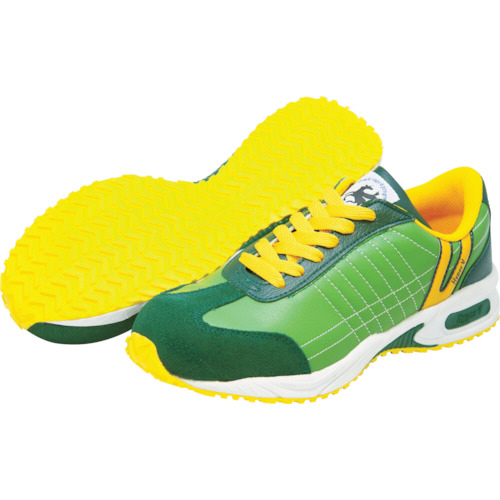 耐滑樹脂先芯入ｽﾆｰｶｰ ｸﾞﾘｰﾝ 25.5cm 1足画像