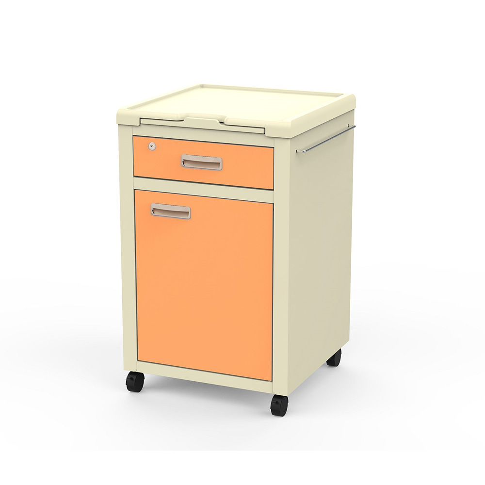 床頭台 オレンジ画像