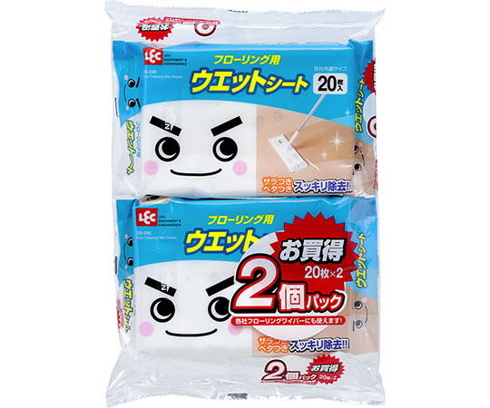 ウェットシートフローリング用　20枚×2個パック画像