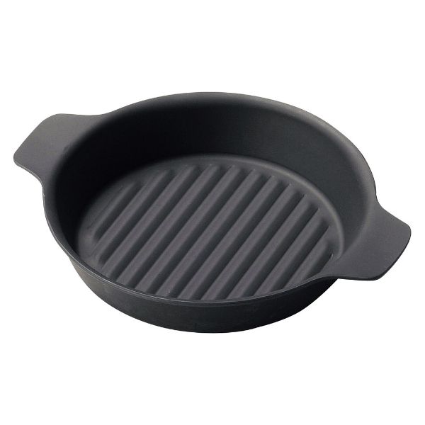 ステーキ関連用品 M20-716 鉄製グラタン皿(小)波 マイン画像