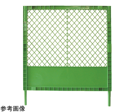 工事用プラスチックフェンス グリーン 1000MMX1000MMX45MM