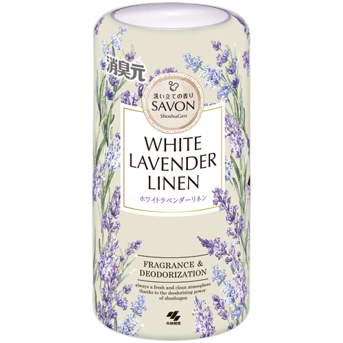 消臭元 SAVON ﾎﾜｲﾄﾗﾍﾞﾝﾀﾞｰﾘﾈﾝの香り 本体 400mL 1個画像