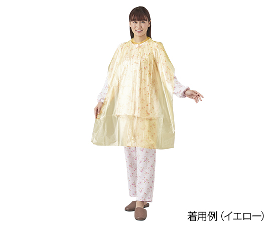 PE食事用エプロン（タイオンタイプ）イエロー 1箱（50枚入）画像