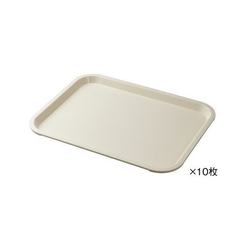 カラートレイ　アイボリー縦２７０横３５０　１０枚画像