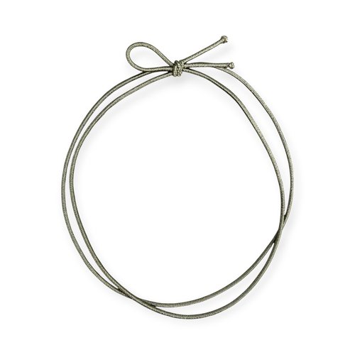 ラッピング用品 細ゴム2重片花結び 白W 58cm CURORI画像