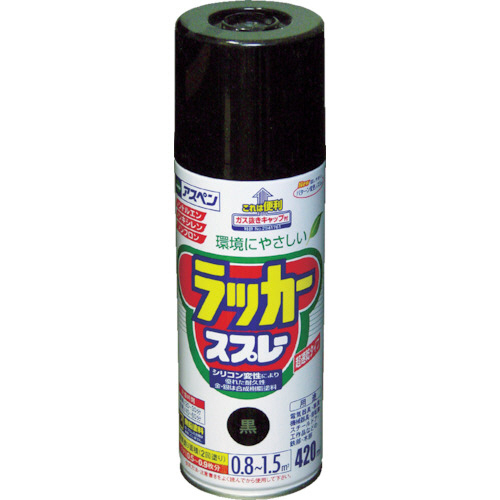 ｱｽﾍﾟﾝﾗｯｶｰｽﾌﾟﾚｰ 420ml 黒 1本画像