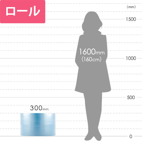 丈夫で強度のある3層構造！再生原料を使用したエコなプチプチロール