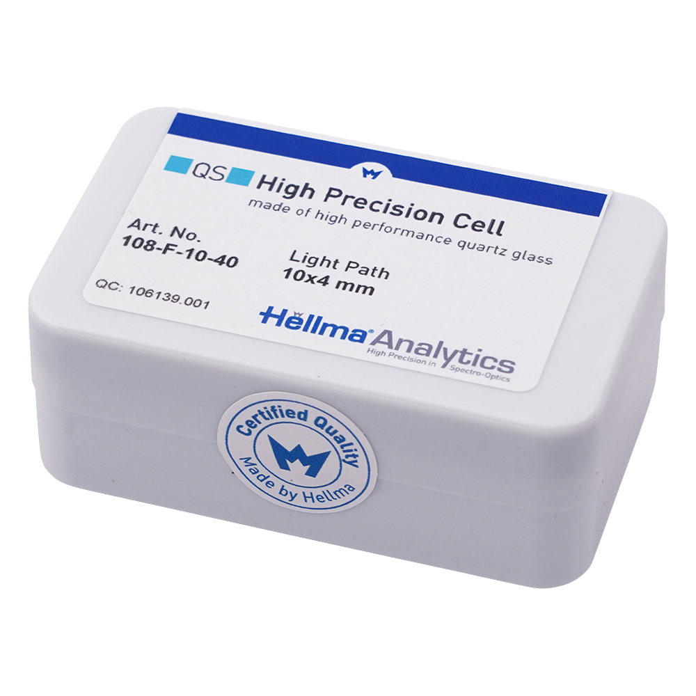 ヘルマ（R）石英セル　蛍光用セミマイクロ画像