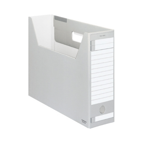 ファイルボックス　Ｄタイプ　Ｂ４横　灰画像