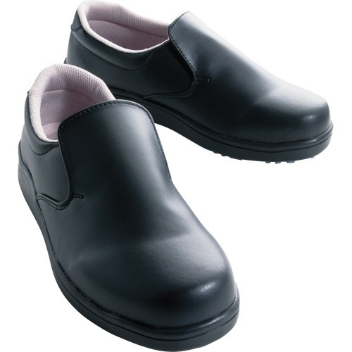 ｷｯﾁﾝｸﾙｰ 耐油･耐滑ｽﾘｯﾎﾟﾝｼｭｰｽﾞ ﾌﾞﾗｯｸ 30.0cm 1足画像