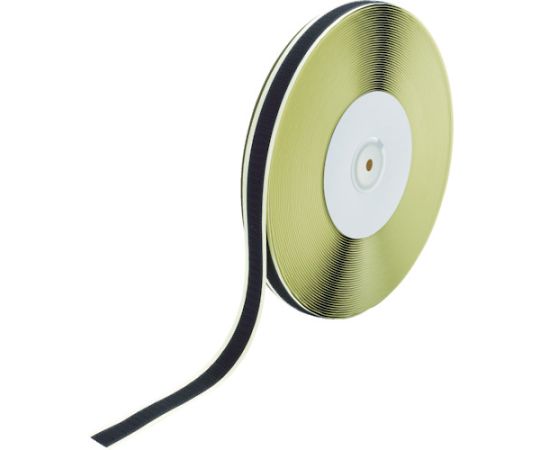 マジックテープ®　糊付A側　16mm×25m　黒画像