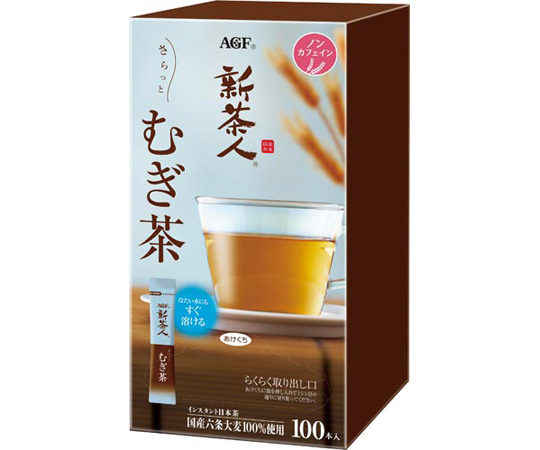 新茶人早溶け旨茶　さらっと麦茶スティック100本