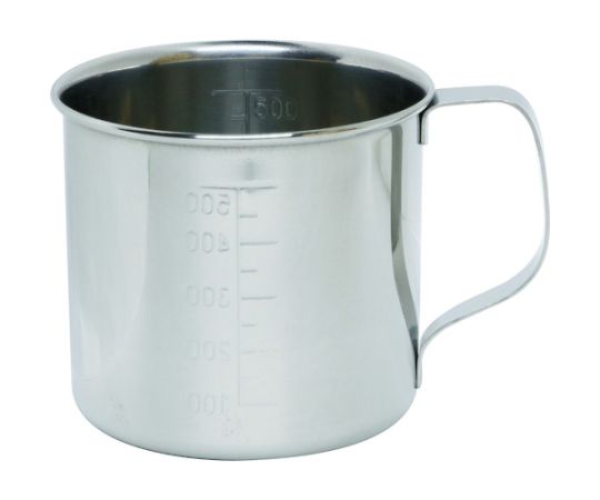 計量カップ ステンレスビーカー 注ぎ口無 容量0.5L画像